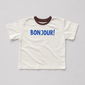 Bonjour Oversized Tee – Creamy