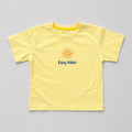 Easy Vibes Oversized Tee - Pale Yellow